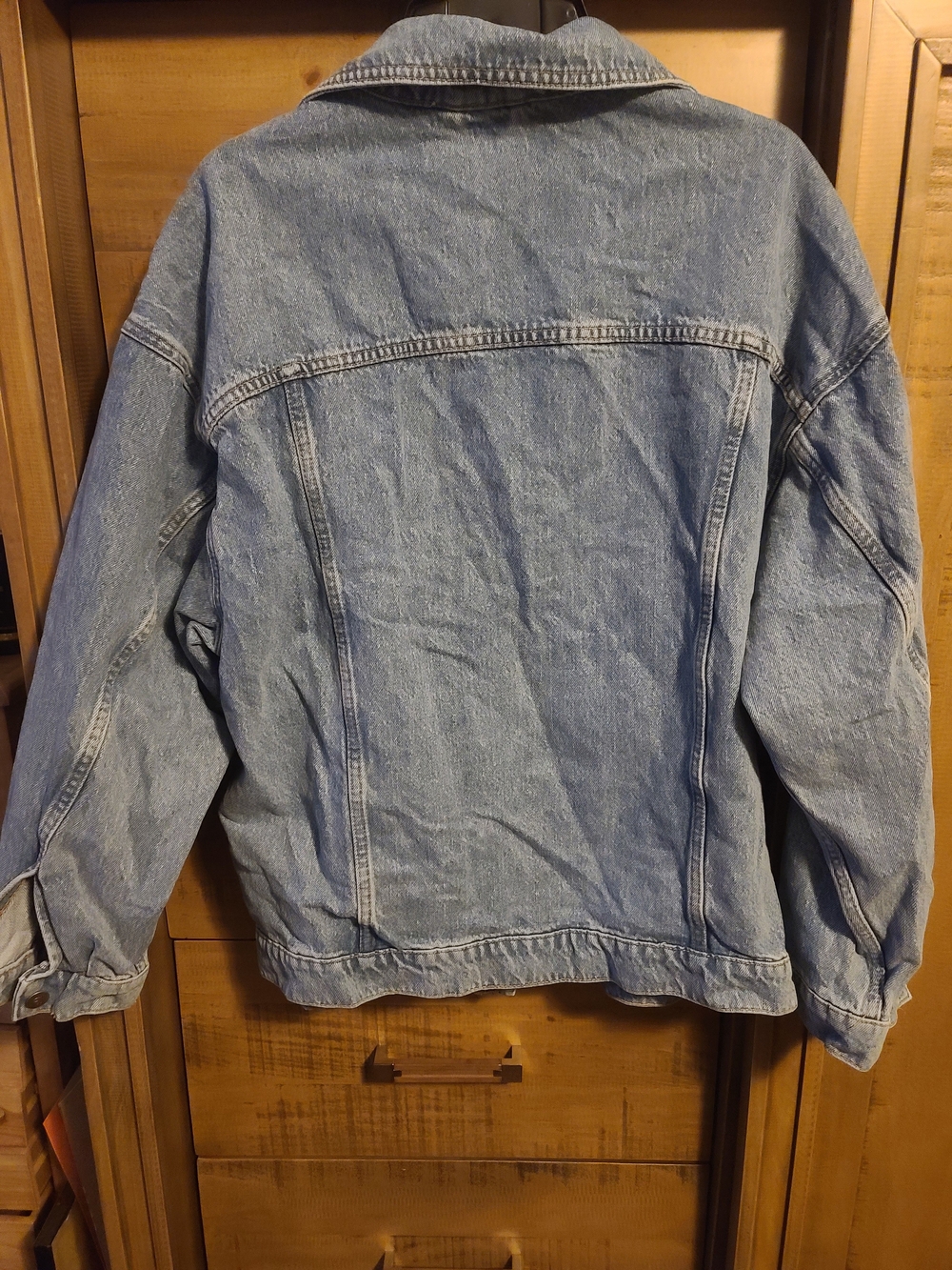 Pilcro Light Blue Oversized Denim Jacket - Picture 9 of 11